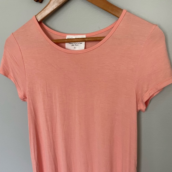 3/$25! Peach Ruffle Dress - Picture 2 of 5